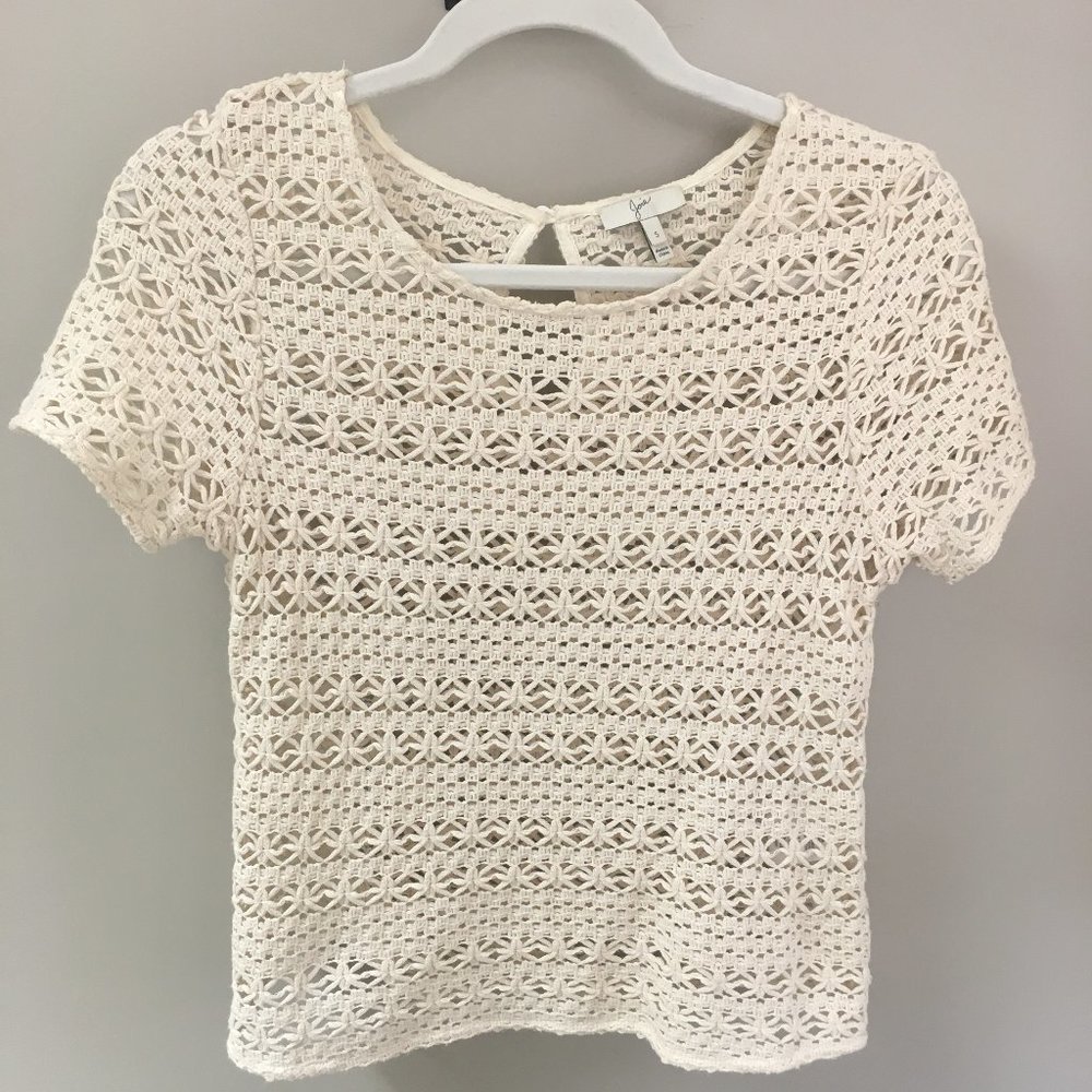 Cute Joie off-white mesh t-shirt, small